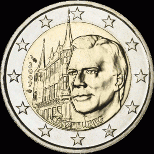 Luxemburg 2 euro 2007 Paleis Groothertog UNC